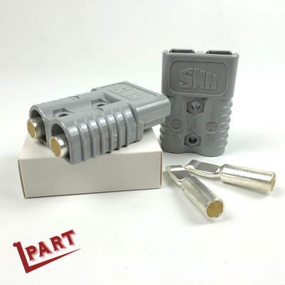 Conector rápido eléctrico del gris 175A 600v del conector del cargador de batería de la carretilla elevadora