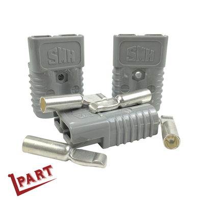 Conector rápido eléctrico del gris 175A 600v del conector del cargador de batería de la carretilla elevadora