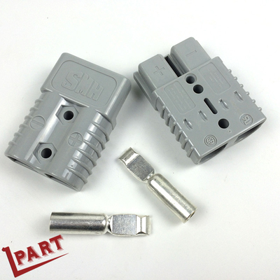 Conector rápido eléctrico del gris 175A 600v del conector del cargador de batería de la carretilla elevadora