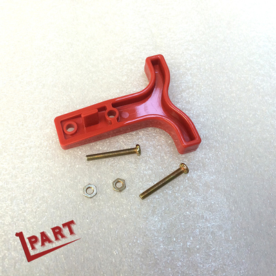 el conector eléctrico del enchufe de la batería de la carretilla elevadora 50A maneja color rojo