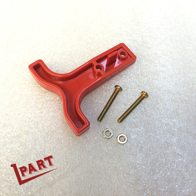 el conector eléctrico del enchufe de la batería de la carretilla elevadora 50A maneja color rojo