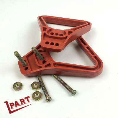 Manija eléctrica roja del conector del enchufe del cargador de la carretilla elevadora para la batería de 175A 350A