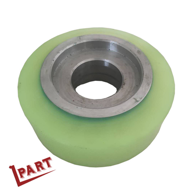 Plataforma de nylon Jack Wheels Roller de la plataforma eléctrica de la carretilla elevadora 178mmx73m m