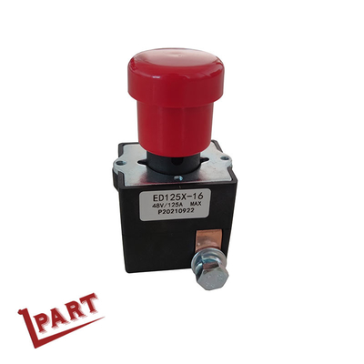 Estado de excepción de la carretilla elevadora del ODM del interruptor ED125X-16 48V 125A del botón