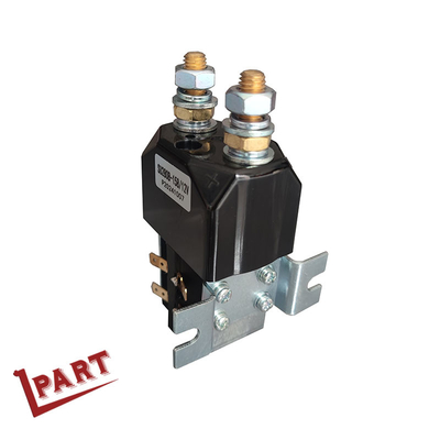 Las partes de las carretillas elevadoras eléctricas son negras, sólidas, contactor de corriente continua SW280B-158 12V