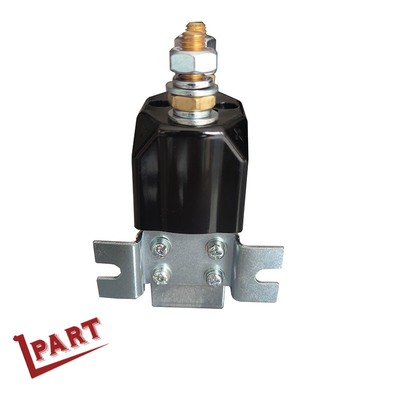 Las partes de las carretillas elevadoras eléctricas son negras, sólidas, contactor de corriente continua SW280B-158 12V