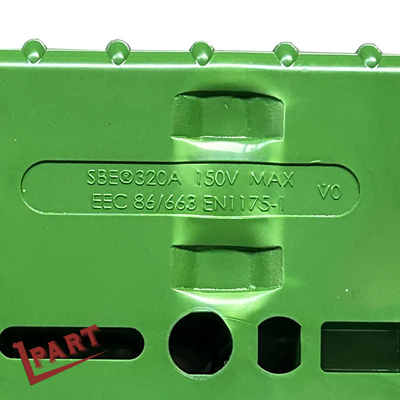 Las piezas de repuesto de las carretillas elevadoras de hormigón verde Anderson conector de batería SBE320 320A 150V