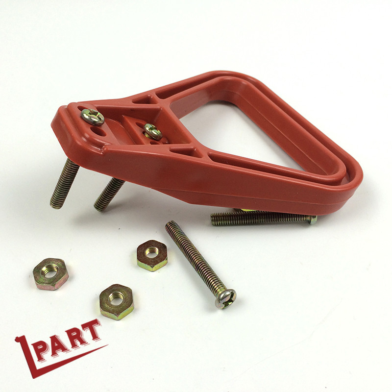 Manija eléctrica roja del conector del enchufe del cargador de la carretilla elevadora para la batería de 175A 350A