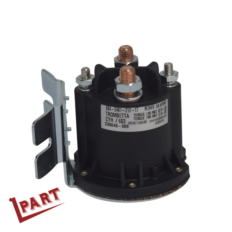 Contactor de alto voltaje 24V 300A de la elevación de DC para el apilador