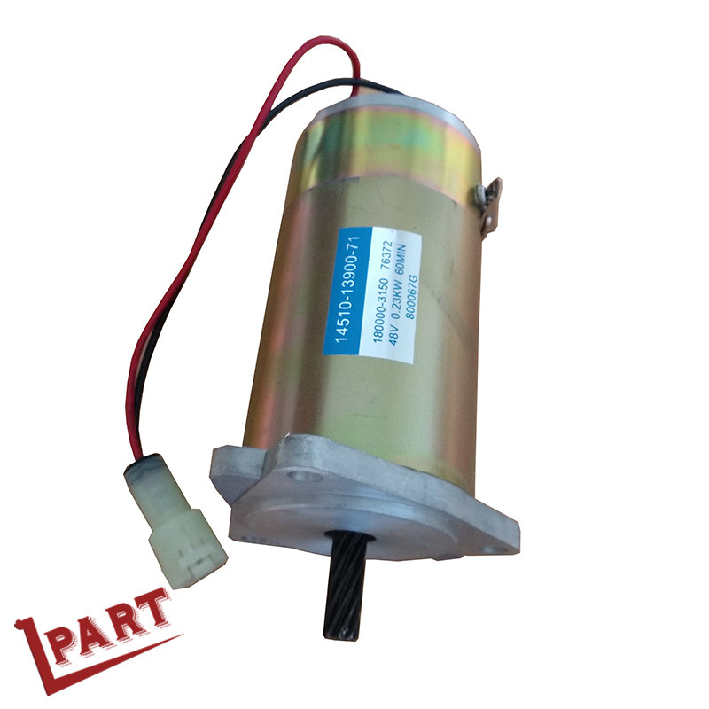 Motor eléctrico 14510-13700-71 de la carretilla elevadora de DC del motor del limpiador de la carretilla elevadora de 7FBR 1.5T 2.5T