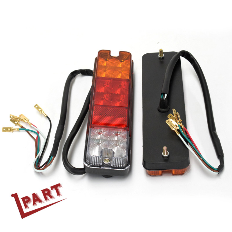Luces de la carretilla elevadora de la parte posterior LED del OEM con 3 el color 12V-24V